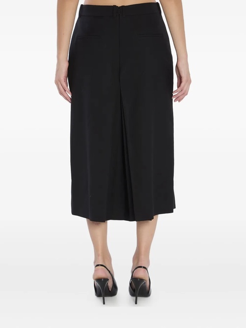 Saint Laurent pleated-detail wool trousers - Black - zdjęcie produktu nr 2