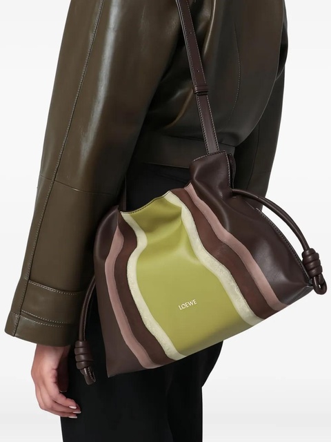 LOEWE medium Flamenco clutch bag - Green - zdjęcie produktu nr 1