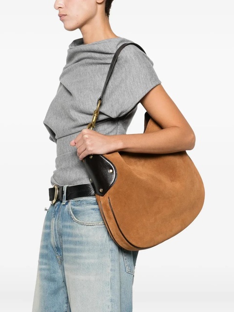 Mulberry suede shoulder bag - Brown - zdjęcie produktu nr 2