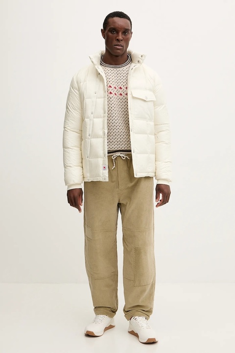 Mammut sweter wełniany Mammut x Cabourn Direttissima kolor beżowy ciepły 1014.07060 - zdjęcie produktu nr 2