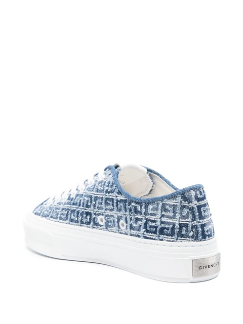 Givenchy City 4G denim sneakers - Blue - zdjęcie produktu nr 2