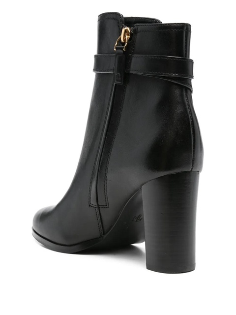 Lauren Ralph Lauren 80mm buckle-strap block-heel boots - Black - zdjęcie produktu nr 2