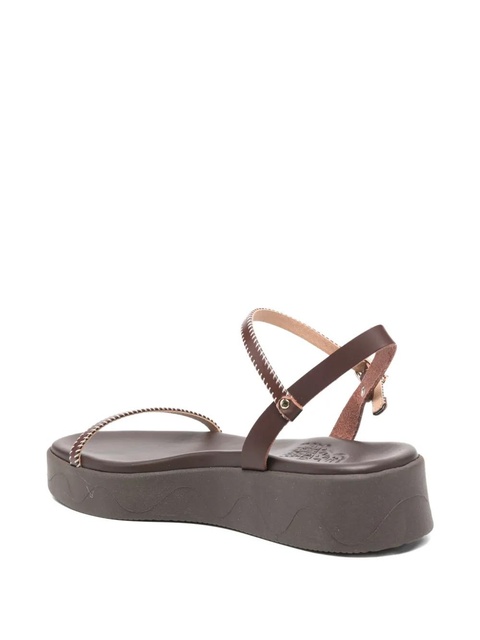 Ancient Greek Sandals Irida stitch-strap sandals - Brown - zdjęcie produktu nr 2