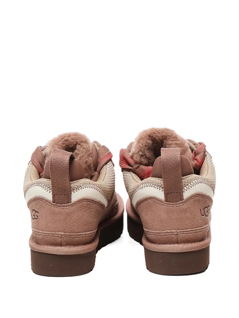 UGG ribbon-lace leather sneakers - Pink - zdjęcie produktu nr 2