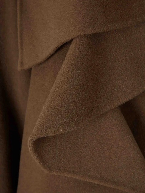 STAUD high-collar long coat - Brown - zdjęcie produktu nr 2