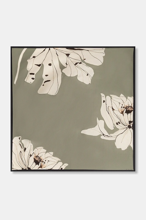 Sisley chusta damska kolor zielony wzorzysta 6TUUW51TF - zdjęcie produktu nr 1