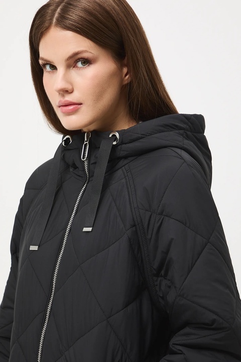 Medicine płaszcz damski kolor czarny - zdjęcie produktu nr 2