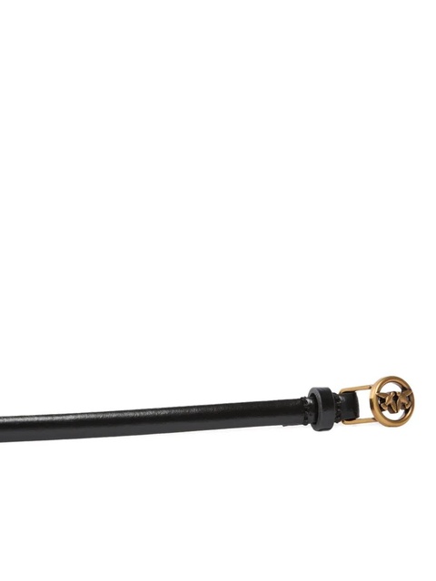 PINKO logo-plaque leather belt - Black - zdjęcie produktu nr 1