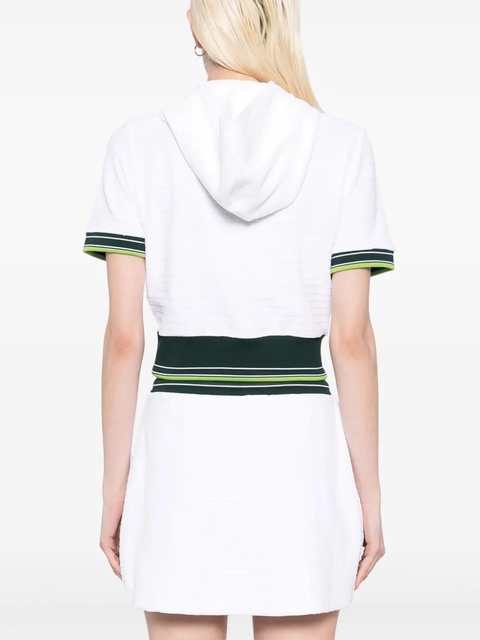 Casablanca velour hooded top - White - zdjęcie produktu nr 2