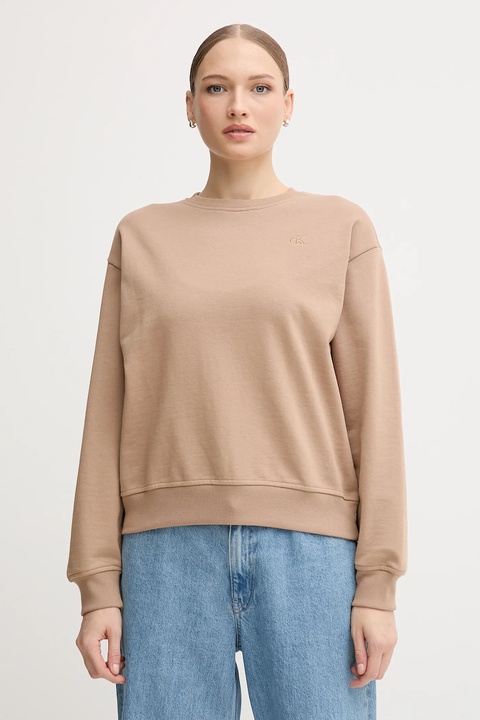 Calvin Klein Jeans bluza damska kolor beżowy LV047B236G - zdjęcie produktu nr 1
