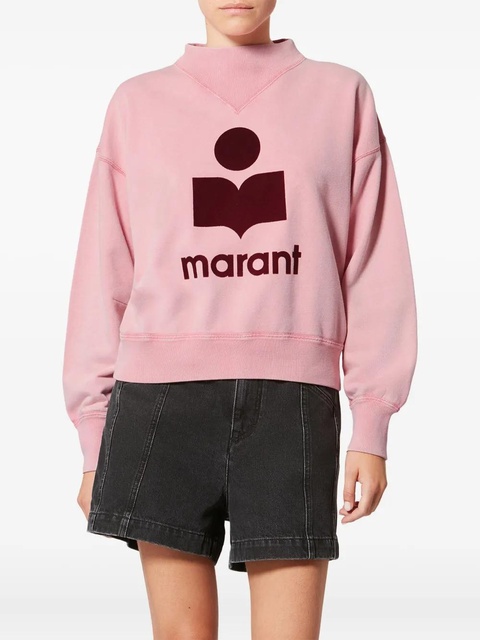 MARANT ÉTOILE Moby logo sweatshirt - Pink - zdjęcie produktu nr 1