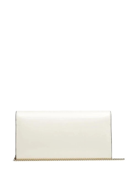 Jimmy Choo Emmie leather clutch bag - White - zdjęcie produktu nr 2