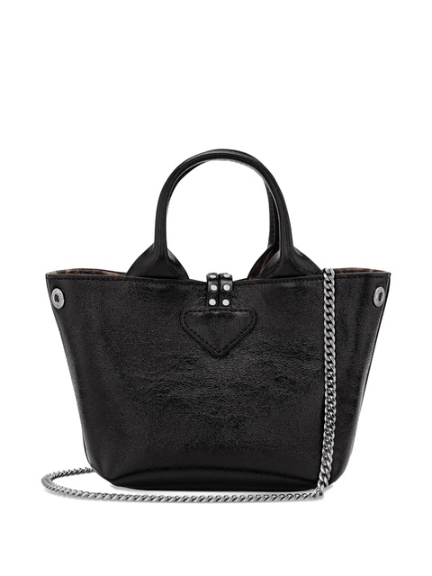 Longchamp Le Roseau studded mini bag - Black - zdjęcie produktu nr 1