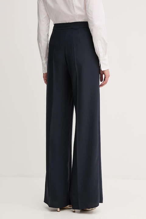 MAX&Co. spodnie damskie kolor granatowy proste high waist 2418131034200 - zdjęcie produktu nr 1