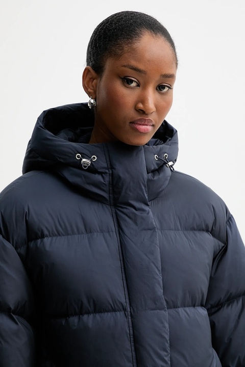 Calvin Klein kurtka puchowa kolor granatowy zimowa oversize LV044D525G - zdjęcie produktu nr 1