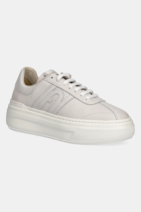 Furla sneakersy skórzane Nuage Lace-Up Sneaker damskie kolor beżowy YJ88NUA BX4071 1704S - zdjęcie produktu nr 1