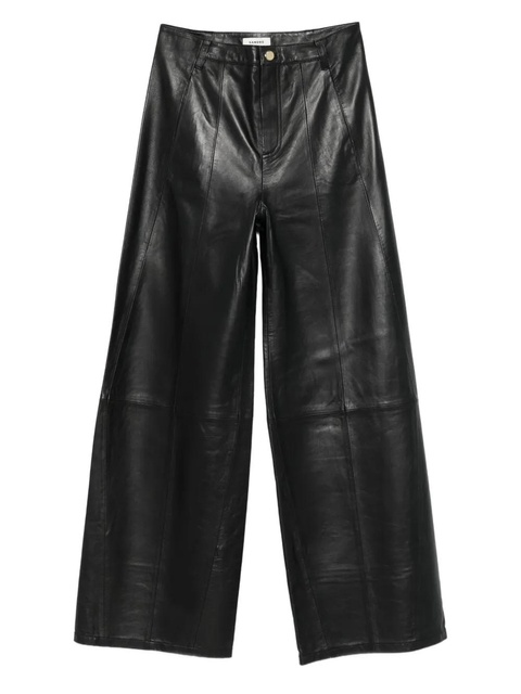 SANDRO leather trousers - Black - zdjęcie produktu nr 1