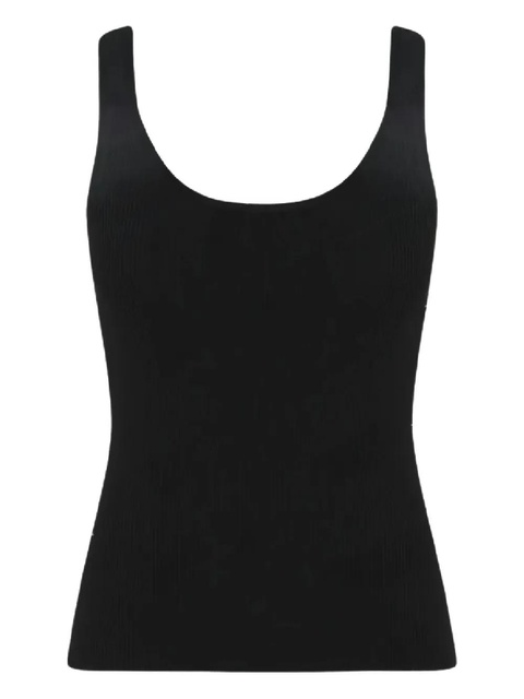 ZIMMERMANN ribbed scoup-neck tank top - Black - zdjęcie produktu nr 1