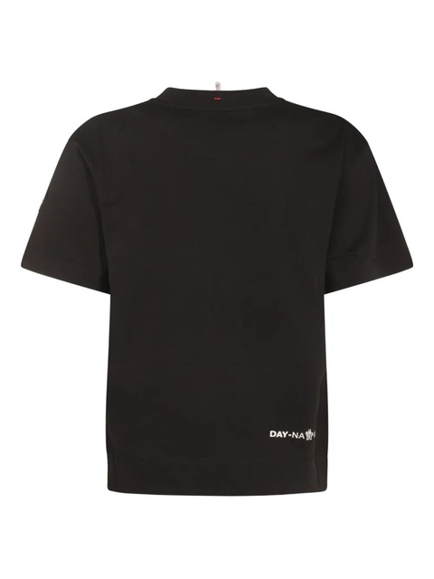 Moncler Grenoble logo-print short-sleeve T-shirt - Black - zdjęcie produktu nr 2