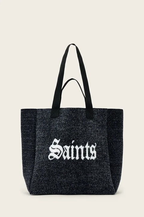AllSaints torba IZZY kolor czarny W298XD - zdjęcie produktu nr 2