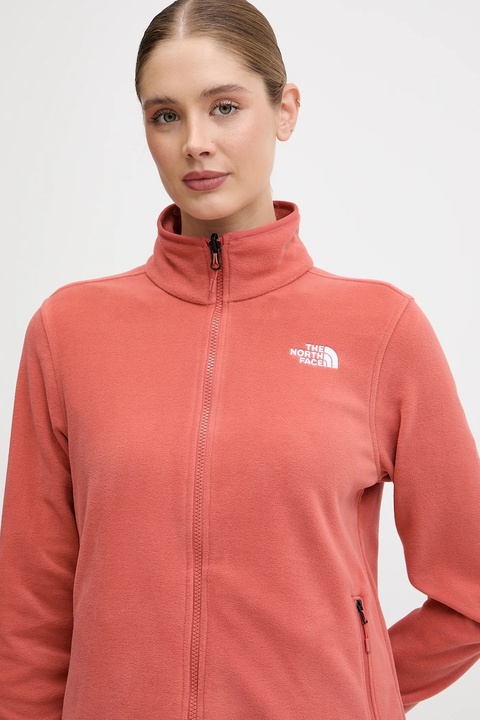 The North Face bluza sportowa damska kolor pomarańczowy gładka NF0A8D2FBOU1 - zdjęcie produktu nr 1