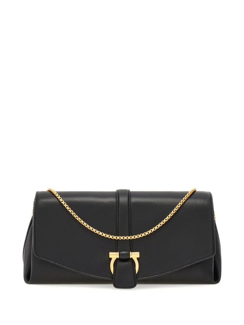 Ferragamo medium front flap soulder bag - Black - zdjęcie produktu nr 1