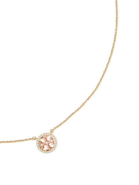 Tory Burch Miller pavé pendant necklace - Gold - zdjęcie produktu nr 2