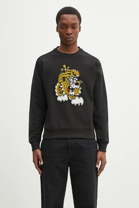 Kenzo bluza bawełniana x Verdy kolor czarny z aplikacją FF58SW2764MC.99J - zdjęcie produktu nr 1