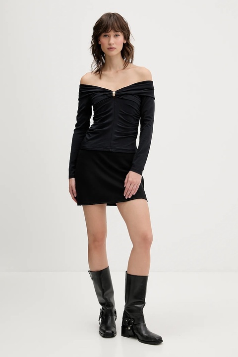 Hollister Co. spódnica kolor czarny mini ołówkowa KI343-5219-900 - zdjęcie produktu nr 2
