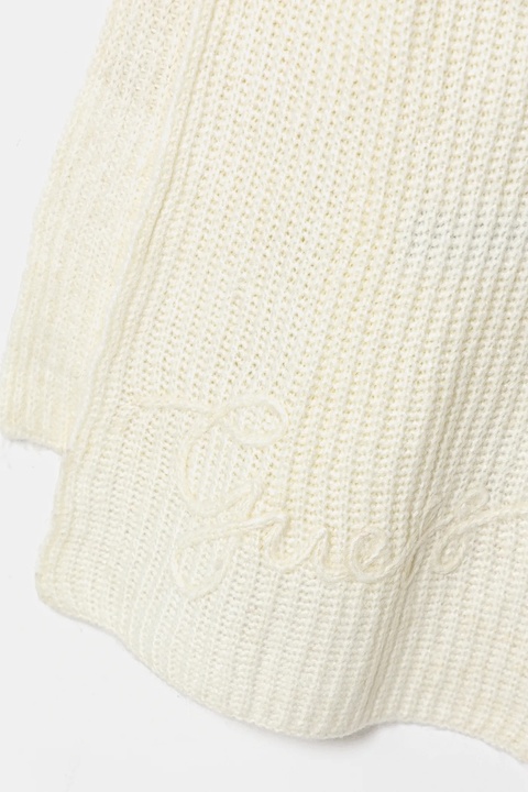 Guess szalik z domieszką wełny LEXIE damski kolor beżowy gładki W5BZ19 Z3580 - zdjęcie produktu nr 2