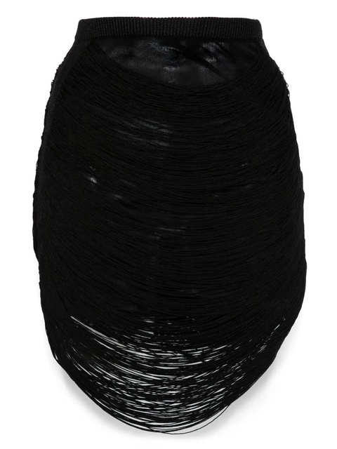 The Attico multi-strings mini skirt - Black - zdjęcie produktu nr 1