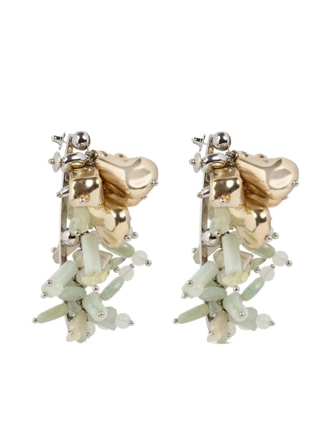 DRIES VAN NOTEN post-fastening earrings - Neutrals - zdjęcie produktu nr 2