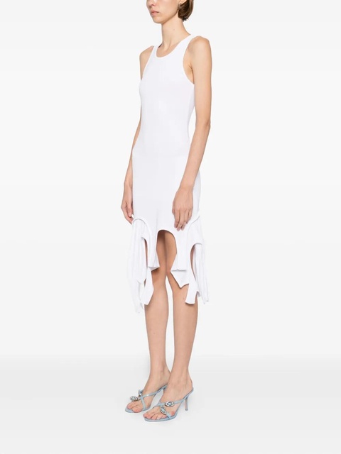 Alexander Wang deconstructed cotton minidress - White - zdjęcie produktu nr 2