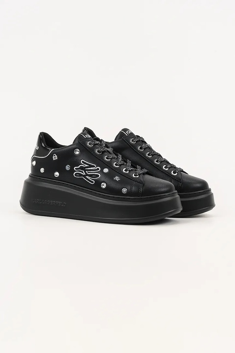 Karl Lagerfeld sneakersy skórzane ANAKAPRI kolor czarny KL63528 - zdjęcie produktu nr 2