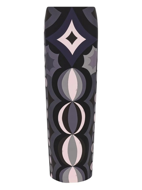 PUCCI Iride-print maxi skirt - Black - zdjęcie produktu nr 1
