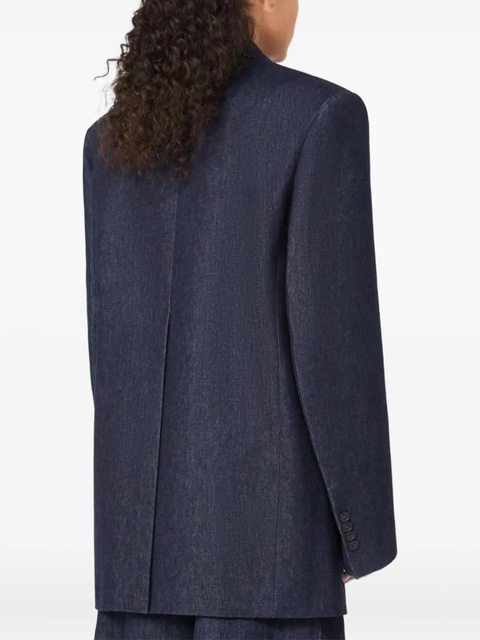 Sportmax double-breasted blazer - Blue - zdjęcie produktu nr 2