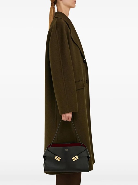 Ferragamo small Hug Soft shoulder bag - Black - zdjęcie produktu nr 1