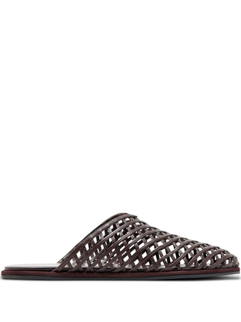 NEOUS woven leather sandals - Brown - zdjęcie produktu nr 1