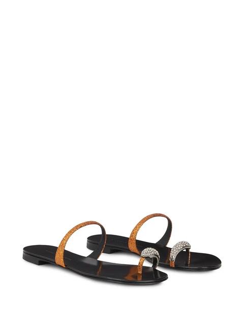 Giuseppe Zanotti Ring toe strap sandals - Gold - zdjęcie produktu nr 2