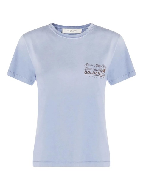 Golden Goose graphic-print T-shirt - Blue - zdjęcie produktu nr 1