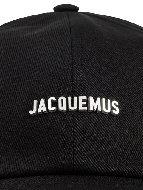 Jacquemus Gadjo logo-plaque baseball cap - Black - zdjęcie produktu nr 2