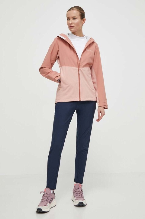 Jack Wolfskin kurtka outdoorowa Weiltal 2L kolor pomarańczowy 1115942 - zdjęcie produktu nr 2