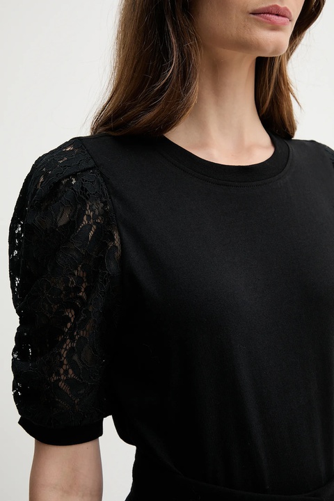 Dkny t-shirt damski kolor czarny DJ5T1475 - zdjęcie produktu nr 2