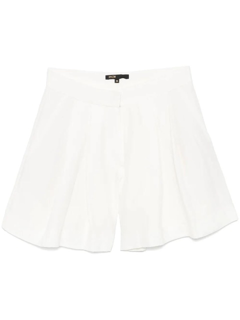 Maje pleated shorts - White - zdjęcie produktu nr 1