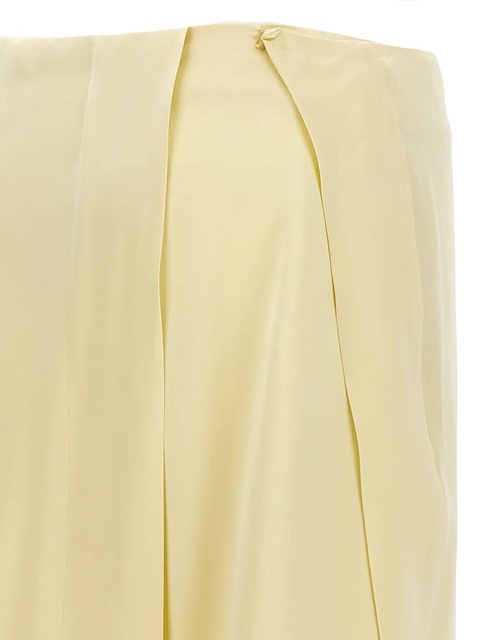 Jil Sander wrap midi skirt - Yellow - zdjęcie produktu nr 2