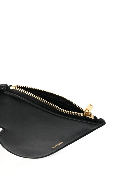 Jil Sander logo-lettering heart-shape wallet - Black - zdjęcie produktu nr 2