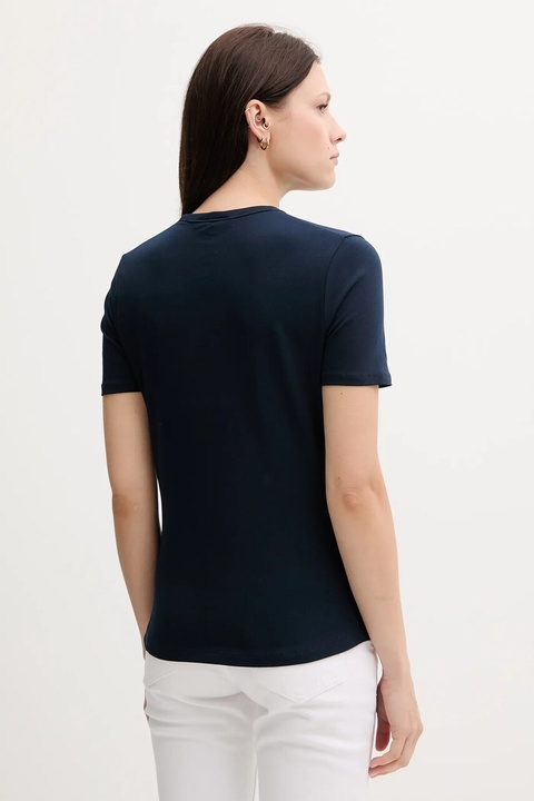Tommy Hilfiger t-shirt damski kolor granatowy WW0WW45809 - zdjęcie produktu nr 1