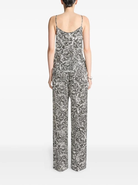 DRIES VAN NOTEN printed silk top - Neutrals - zdjęcie produktu nr 2