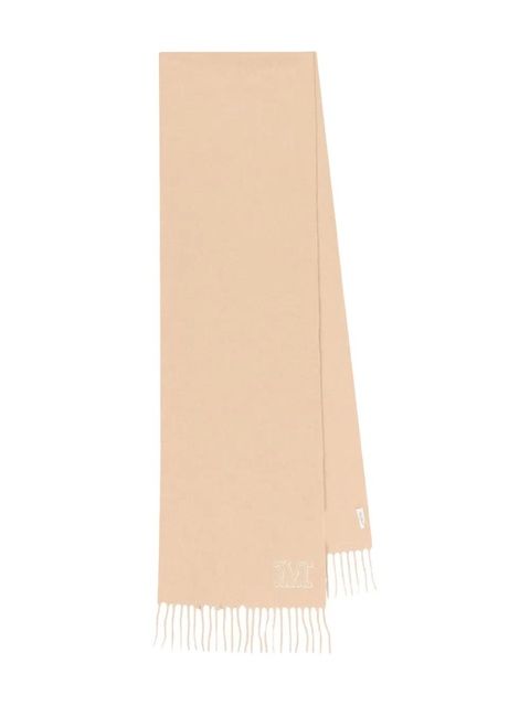 Max Mara embroidered fringed scarf - Neutrals - zdjęcie produktu nr 1