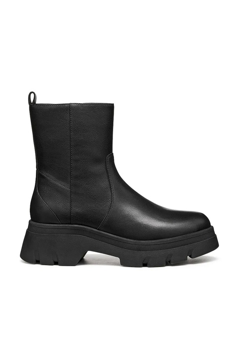 Geox botki D PLUETTE damskie kolor czarny na płaskim obcasie D565MB 04654 C9999 - zdjęcie produktu nr 1